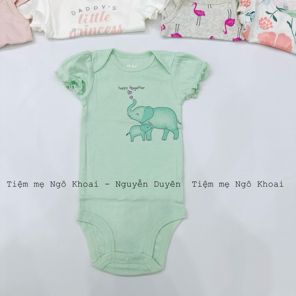 [MD17] 6/9M 7-9kg Body suit hai dây, cánh tiên, ba lỗ cho bé yêu chất liệu cotton mềm mát