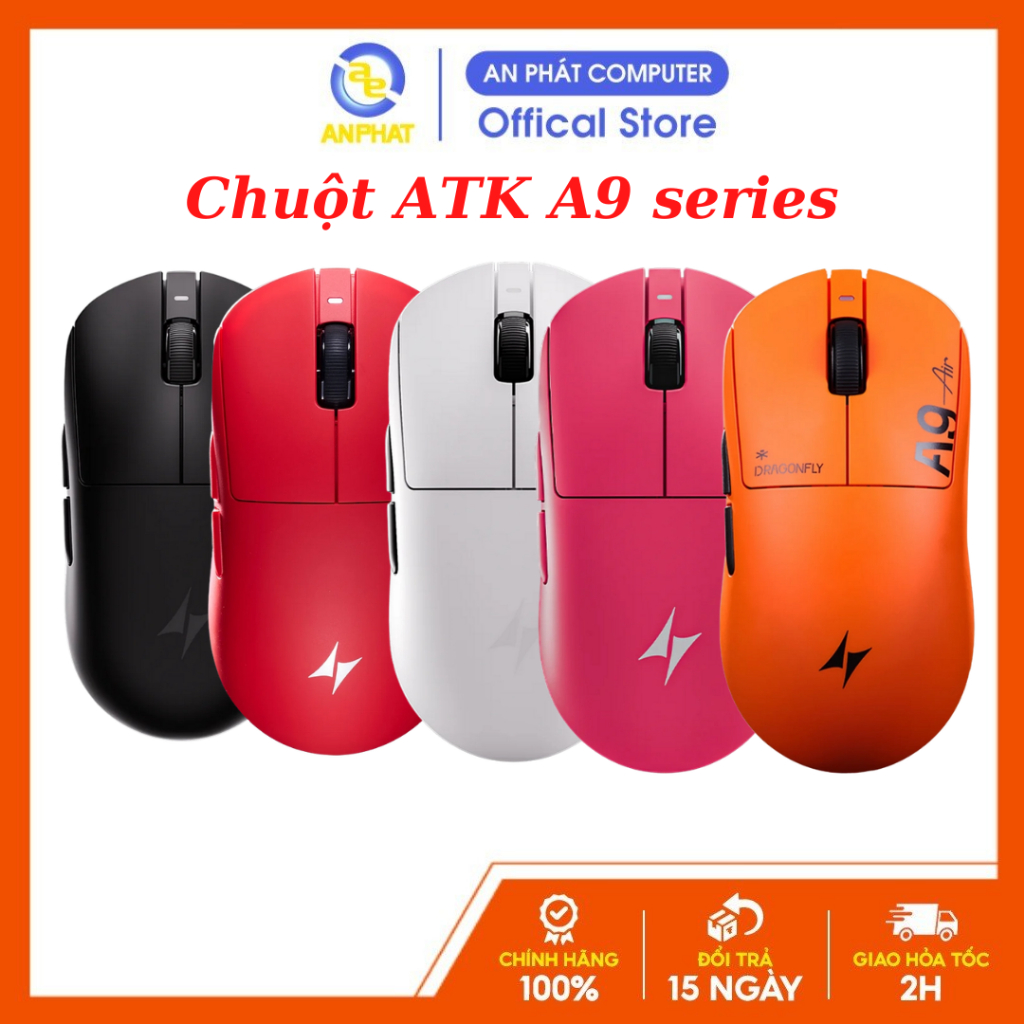 Chuột ATK A9 SE / A9 V2 Plus / A9 V2 Ultra Max / A9 Ultimate / A9 Ultimate+ / A9 Air / A9 Air+  chính hãng, BH 12T | BigBuy360 - bigbuy360.vn