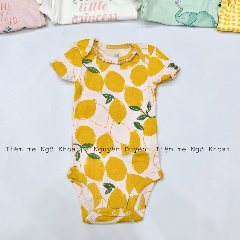 [MD17] 3/6M 7-9kg Body suit hai dây, cánh tiên, ba lỗ cho bé yêu chất liệu cotton mềm mát