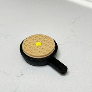 🥞 [MÓC KHÓA] CLICKY PANCAKE NHỰA 3D – NHỎ XINH, CLICK CÁI LÀ GHIỀN