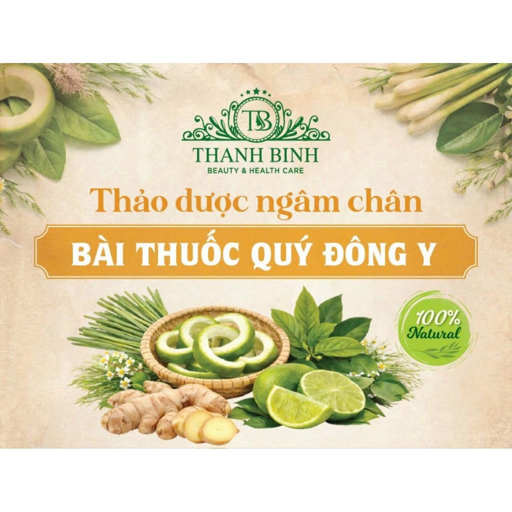 Thảo Dược Ngâm Chân Nguyên Lá Thơm Mới Tự nhiên - Thanh Binh Beauty Spa