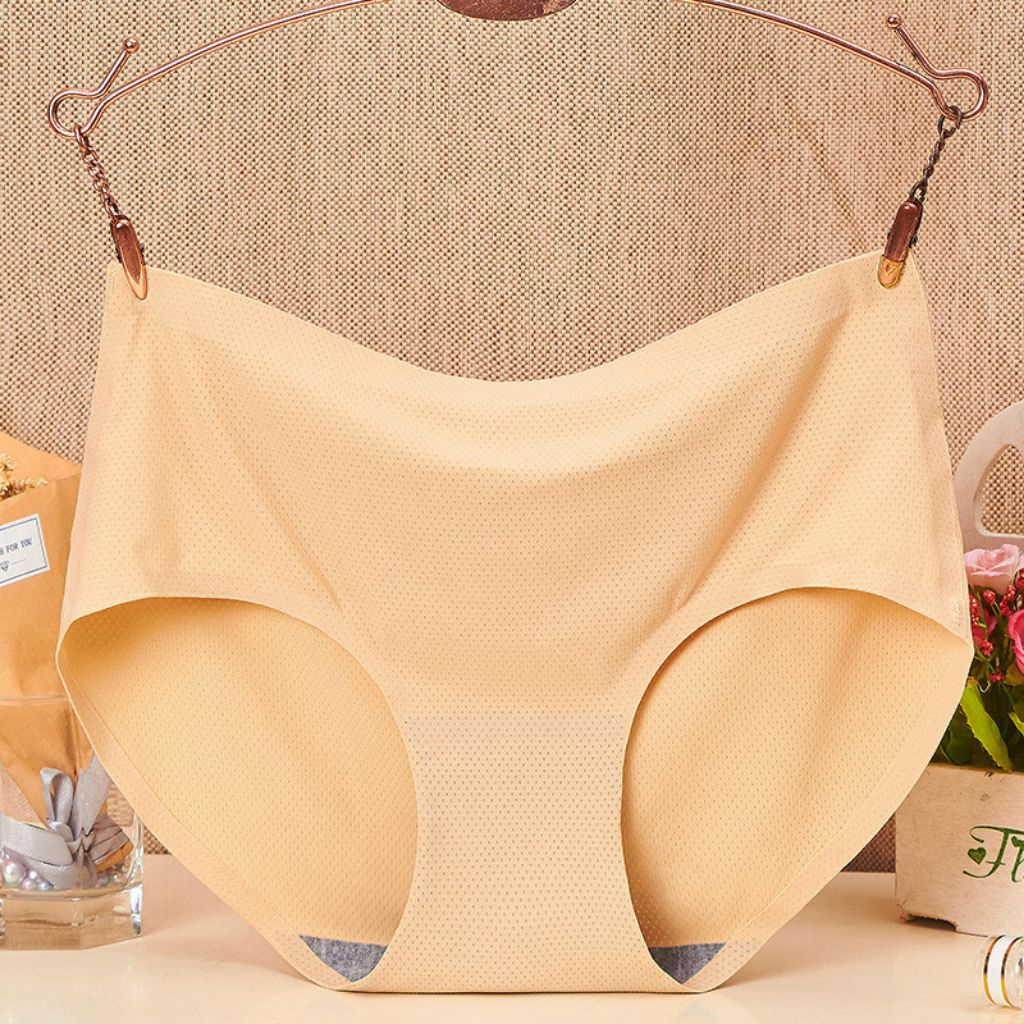 Quần lót nữ su lưới thoáng mát co giãn linh hoạt cạp vừa ôm mông màu pastel trơn basic LANIXA L1139