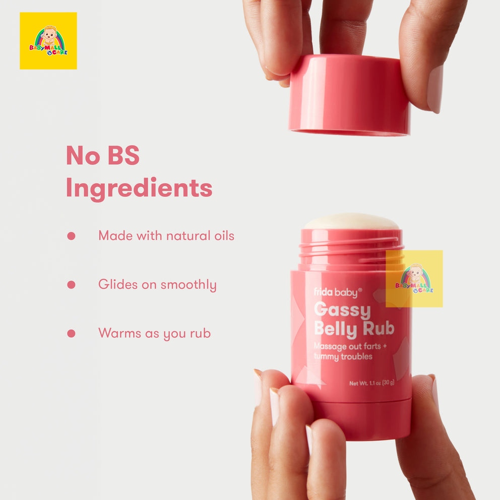Sáp Massage Bụng Cho Bé  Frida Baby Gassy Belly Rub 30g  Dịu Nhẹ An Toàn |  Babymall & Care