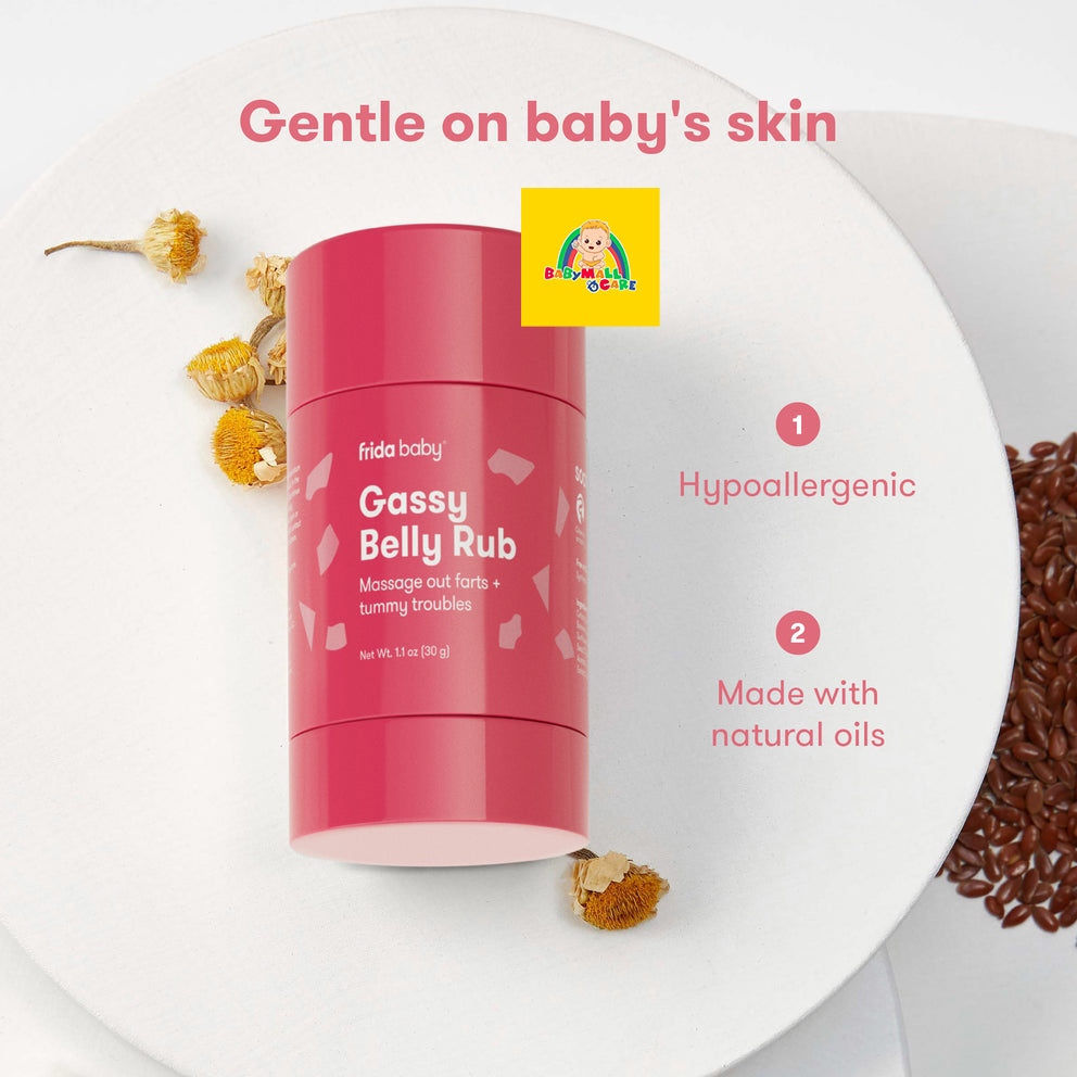 Sáp Massage Bụng Cho Bé  Frida Baby Gassy Belly Rub 30g  Dịu Nhẹ An Toàn |  Babymall & Care