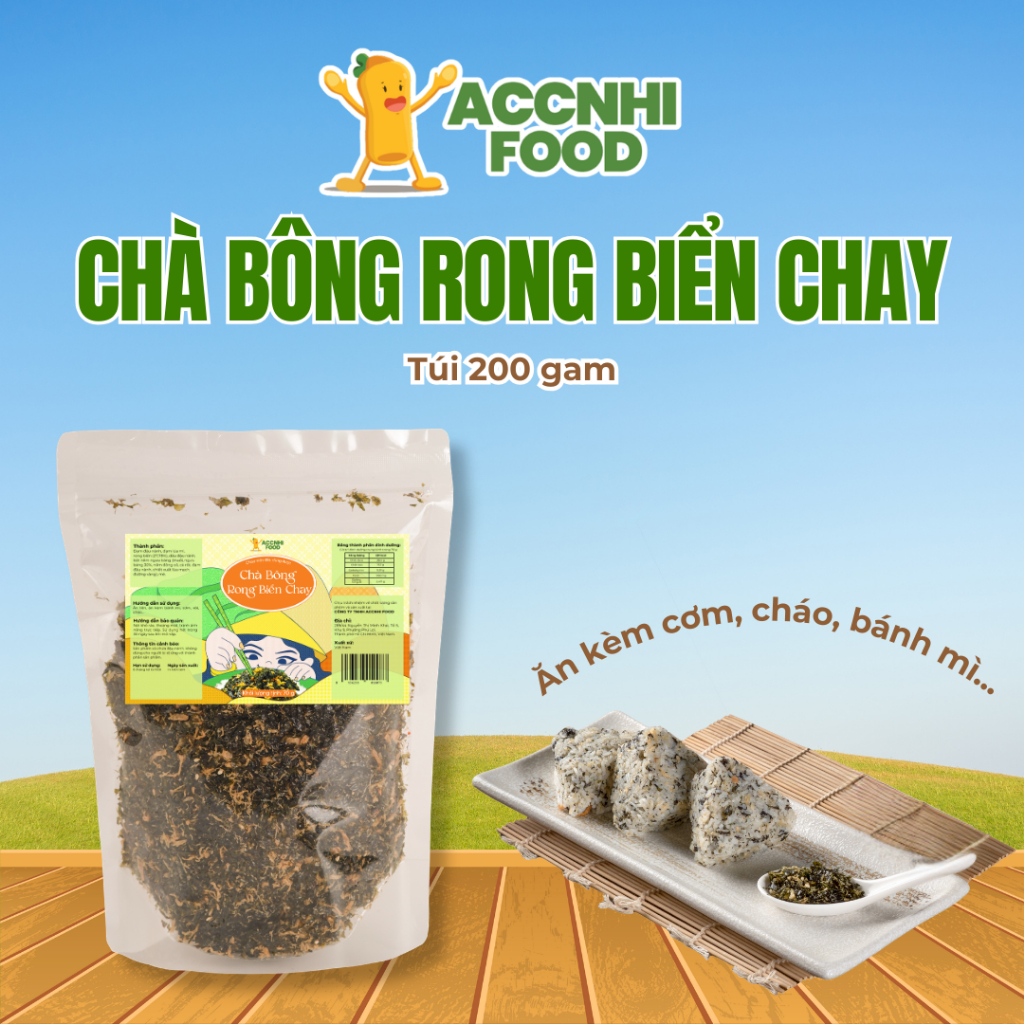CHÀ BÔNG RONG BIỂN CHAY - Accnhi Food | Shopee Việt Nam