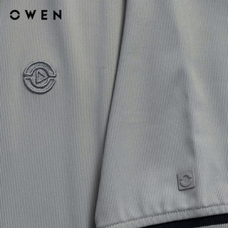 Owen - Áo polo Body Fit APV257009 màu Rêu chất liệu Poly Spandex