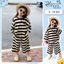 Set đồ bé gái cộc tay, bộ đồ bé gái mùa hè chất cotton lạnh thoáng mát phối họa tiết kẻ sọc siêu xinh BT2