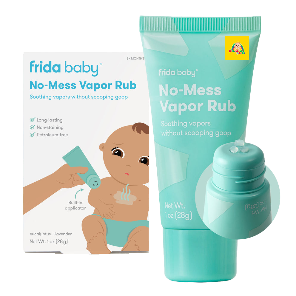 Gel Thoa Ấm Ngực Hương Eucalyptus & Lavender  Frida Baby No-Mess Vapor Rub 28g | Babymall & Care