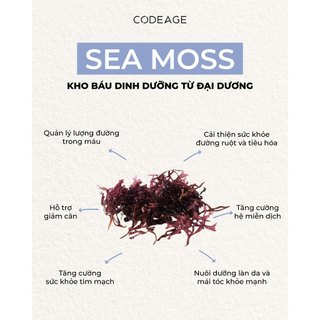 TPBVSK Viên Codeage Sea Moss Gummies, Hộp 60 viên