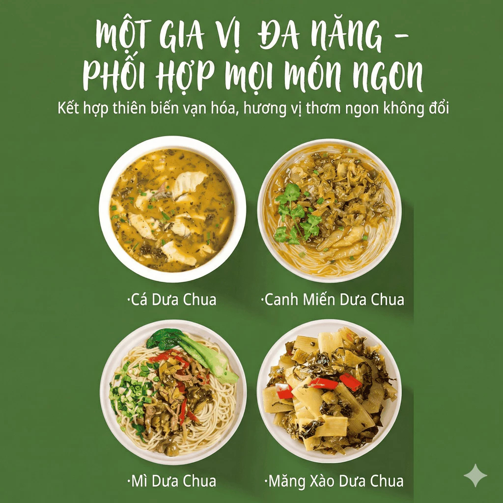 Dưa Cải Chua Kiều Đầu Qiao Tou 400g - Giòn Sần Sật Chuyên Nấu Canh Cá, Lẩu Cá Dưa Chua Tứ Xuyên Giòn Ngon Luka Food