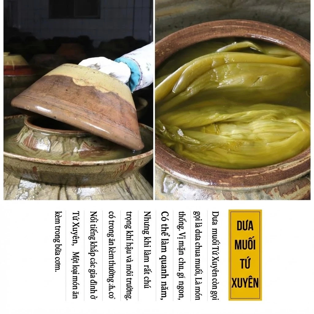 Dưa Cải Chua Kiều Đầu Qiao Tou 400g - Giòn Sần Sật Chuyên Nấu Canh Cá, Lẩu Cá Dưa Chua Tứ Xuyên Giòn Ngon Luka Food