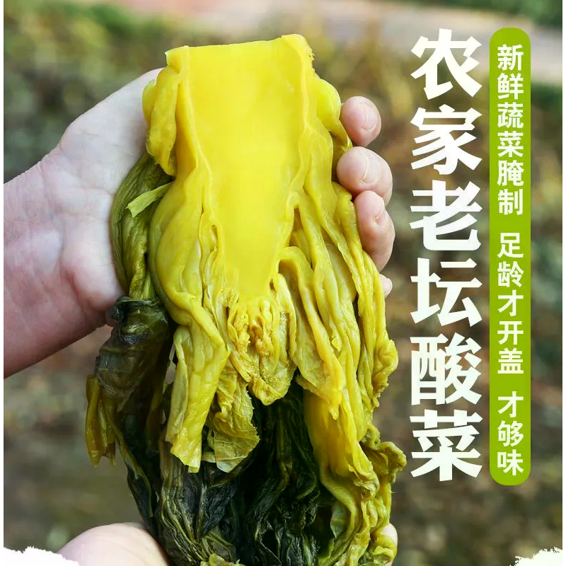 Dưa Cải Chua Kiều Đầu Qiao Tou 400g - Giòn Sần Sật Chuyên Nấu Canh Cá, Lẩu Cá Dưa Chua Tứ Xuyên Giòn Ngon Luka Food