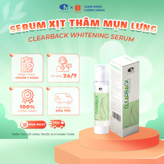 Xịt Giảm Mụn Lưng, Mụn Body ClearBack, Giúp Sạch Sâu Lỗ Chân Lông, Ngăn Mụn Trở Lại 120ml Dr Cosmess