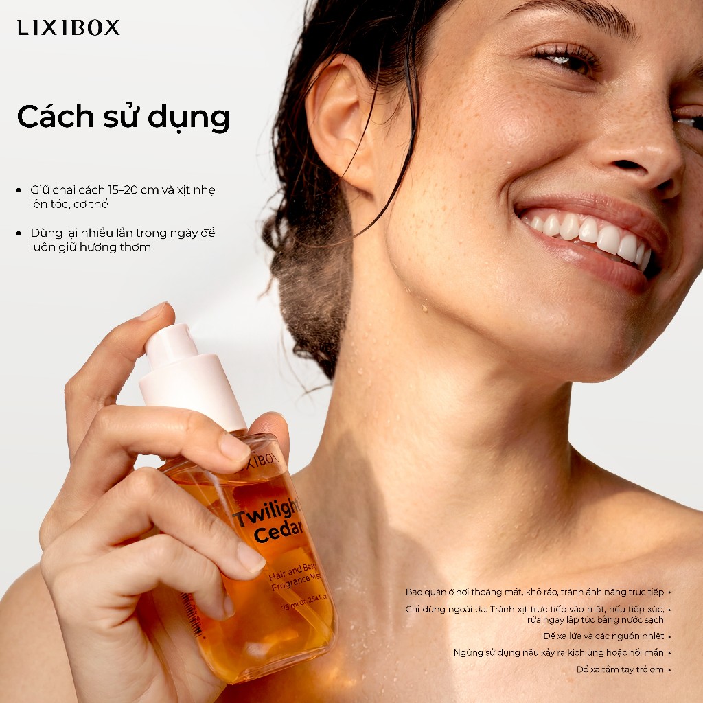 [Gift] Set 03 Chai Nước Hoa Tóc & Toàn Thân Lixibox Hair And Body Fragrance Mist Moments 03 x 35ml
