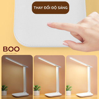 [CỠ LỚN] Đèn học để bàn tích điện ba màu ánh sáng bảo vệ mắt , có thể gấp gọn