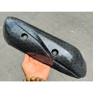 Ốp pô Carbon gắn xe máy LEAD 2017 đến 2023 nhựa ABS chất lượng