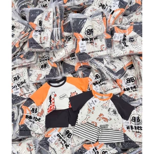 Combo 2 bộ cotton hoạ tiết thú rừng dễ thương, màu sạch dễ mặc, set 2 bộ cotton mềm mát cho bé trai