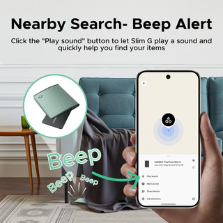 Thẻ theo dõi Bluetooth Ugreen FineTrack (Chỉ dành cho hệ thống Android)