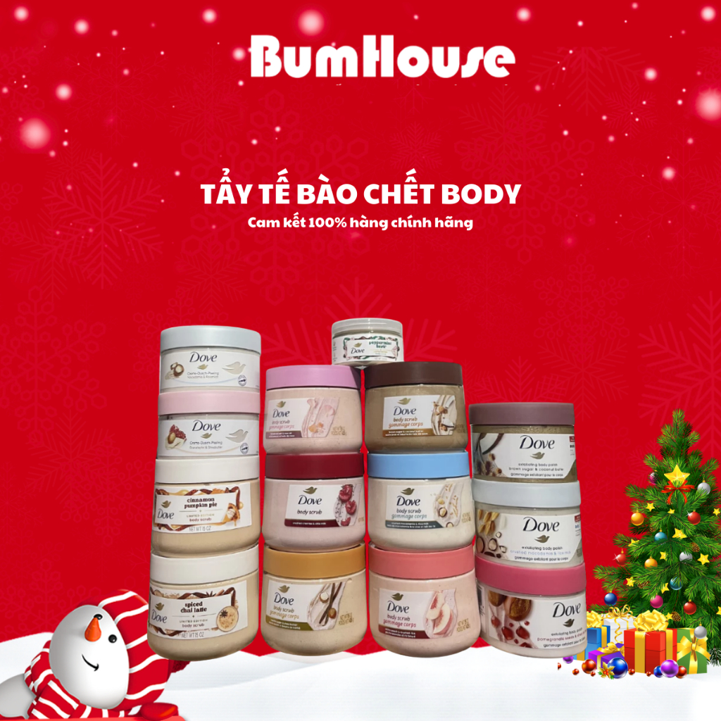 Tẩy tế bào chết Dove Body Scrub 298g/425g Nhiều mùi hương_Olay