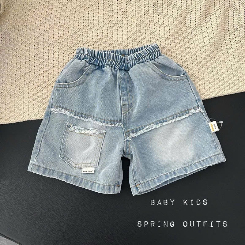 Bộ quần áo ba lỗ họa tiết CÚN chất cotton mềm mịn,thoáng mát kèm quần jean phong cách cho bé mặc nhà, đi học đi chơi siz