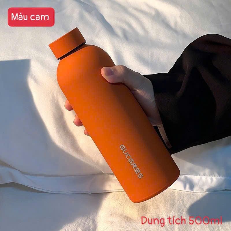 Bình Giữ Nhiệt Thể Thao 500ml Inox 304 – Bình Nước Giữ Nóng Lạnh, Thiết Kế Đơn Giản Sang Trọng