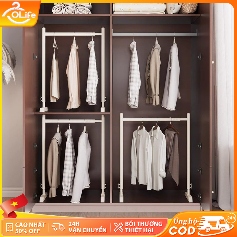 𝐎𝐥𝐢𝐟𝐞 Giàn Phơi Quần Áo Thông Minh Giá Treo Quần Áo Có Thể Điều Chỉnh Chiều Dài Và Chiều Cao
