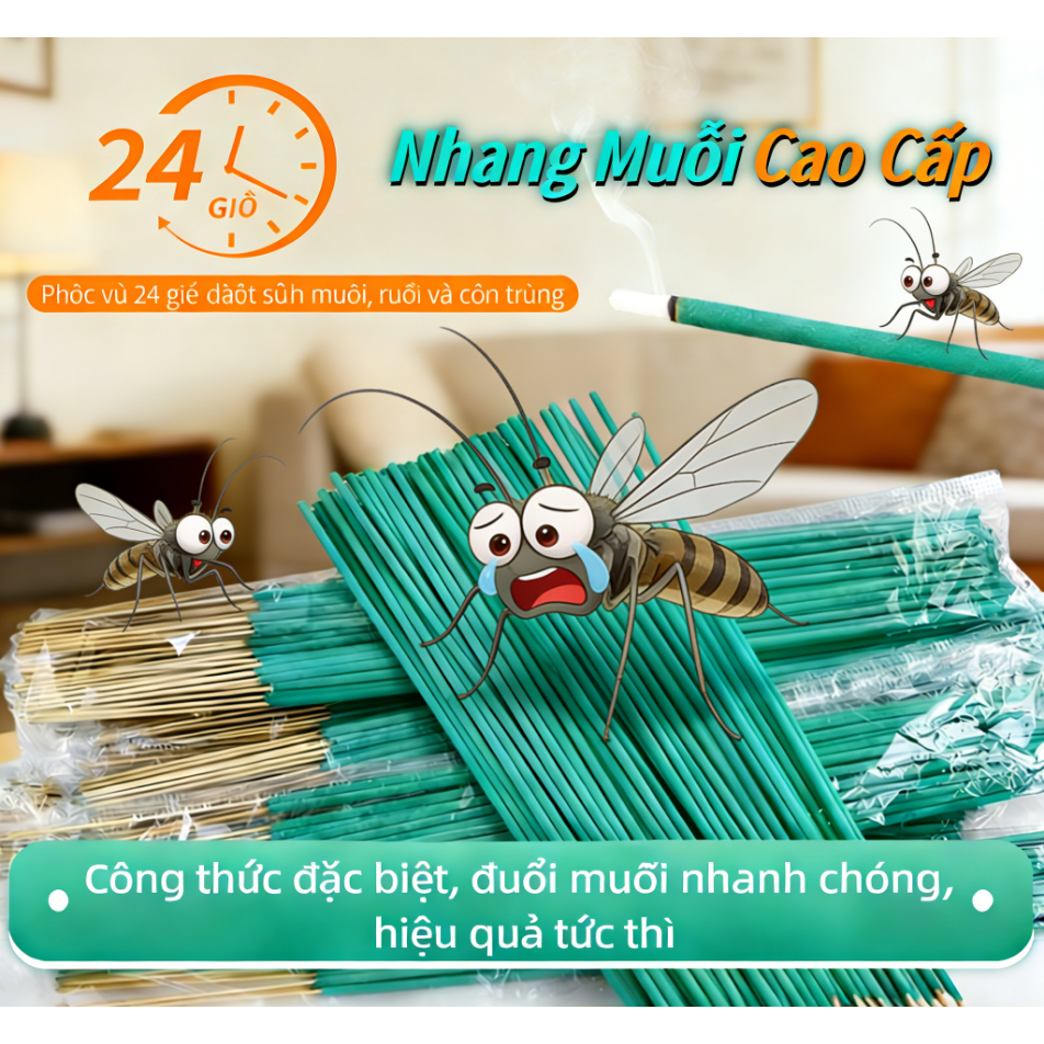 🔥【30 CÂY/GÓI】NHANG MUỖI - THUỐC DIỆT MUỖI HIỆU QUẢ CAO 💰 GIÁ RẺ - CHẤT LƯỢNG TUYỆT VỜI | An Toàn, Dễ Sử Dụng, Bảo Vệ Cả