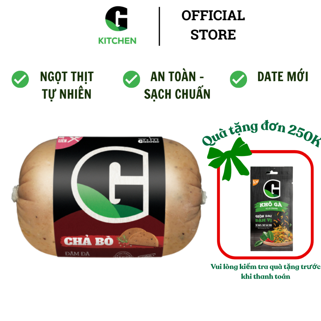 Chả Bò G Kitchen 475g [Giao HCM]