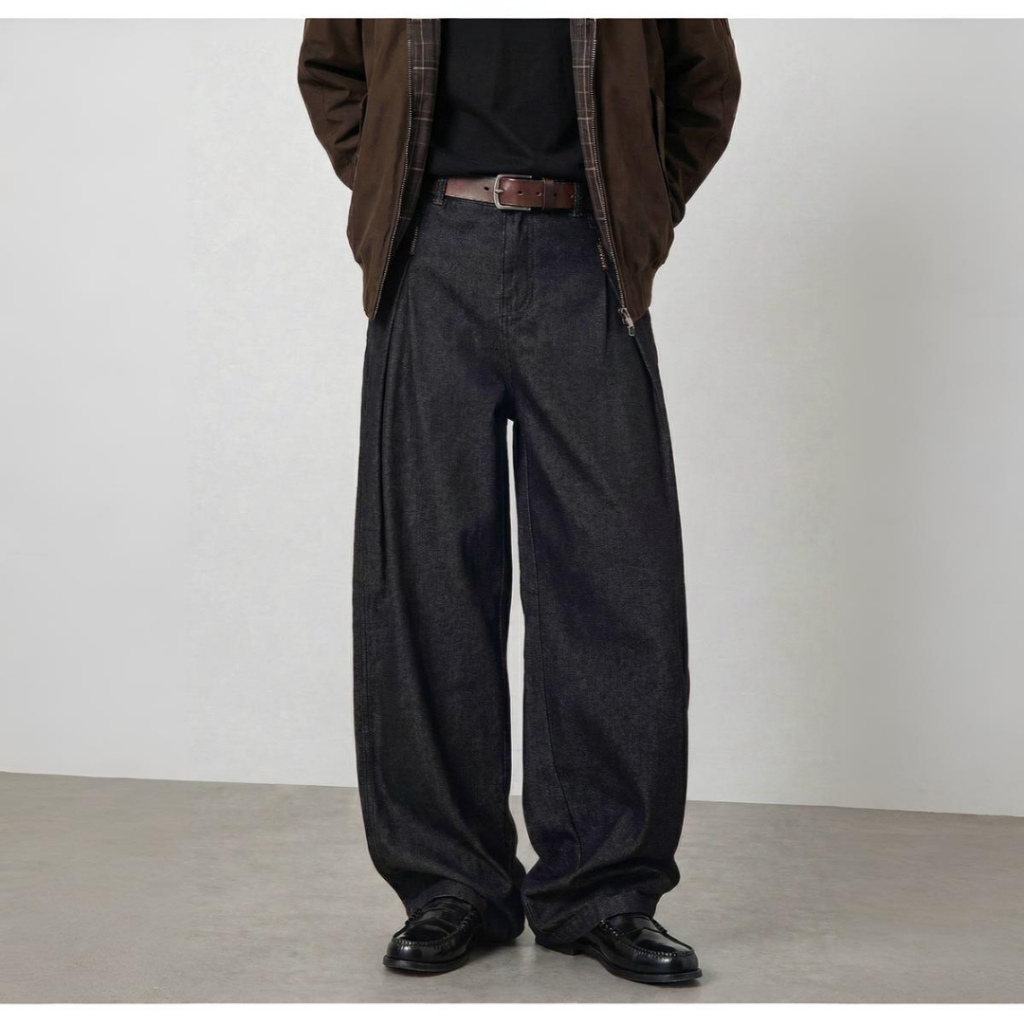 Quần Jean Form Rộng Unisex 2026 -  Phong Cách Retro Mỹ, Họa Tiết Thủ Công Chất Lượng Cao Cấp