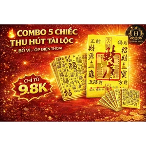 Lá Vàng Tài Khố Thu Hút Tài Lộc – Bỏ Ví, Ốp Điện Thoại May Mắn
