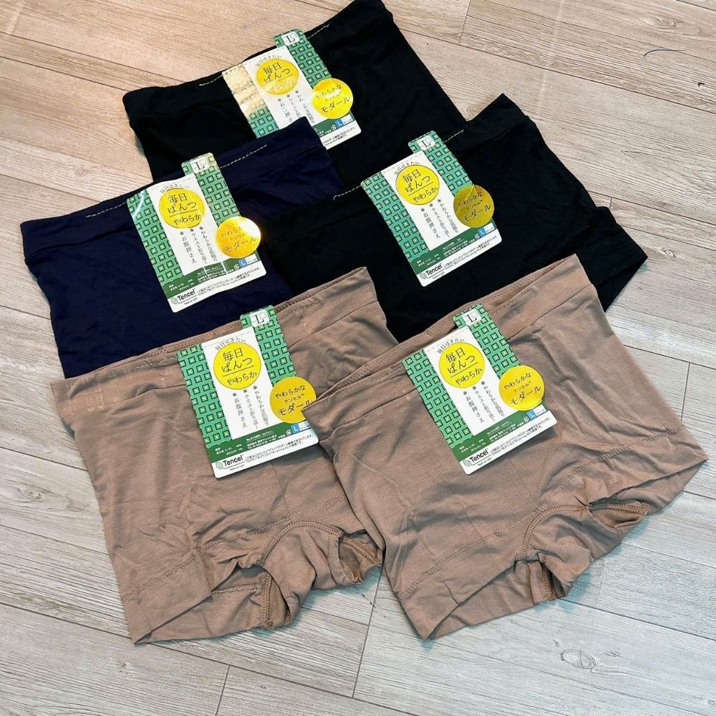 (BomoHouse) Combo 6 quần lót / chip đùi cotton tencel* full tag móc dư xịn