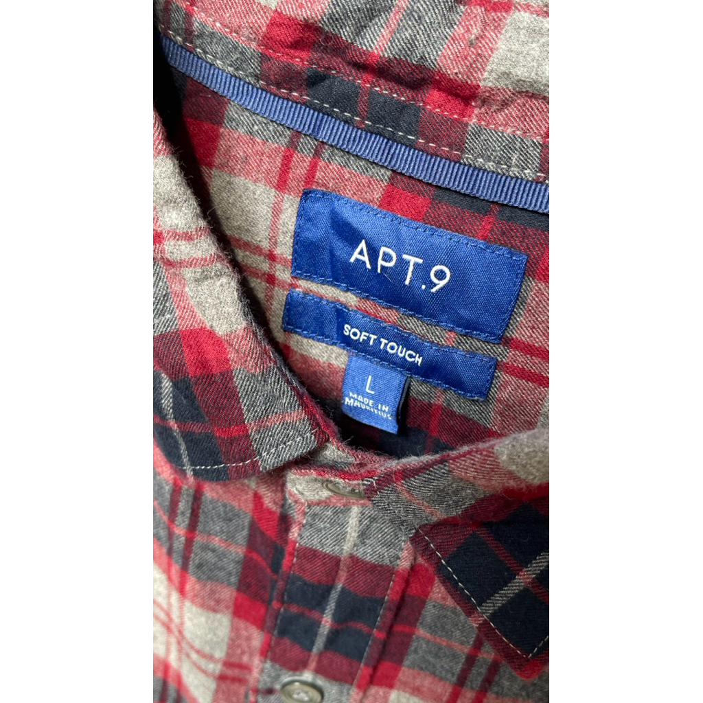 sơ mi flannel USA - L -trên 70kg