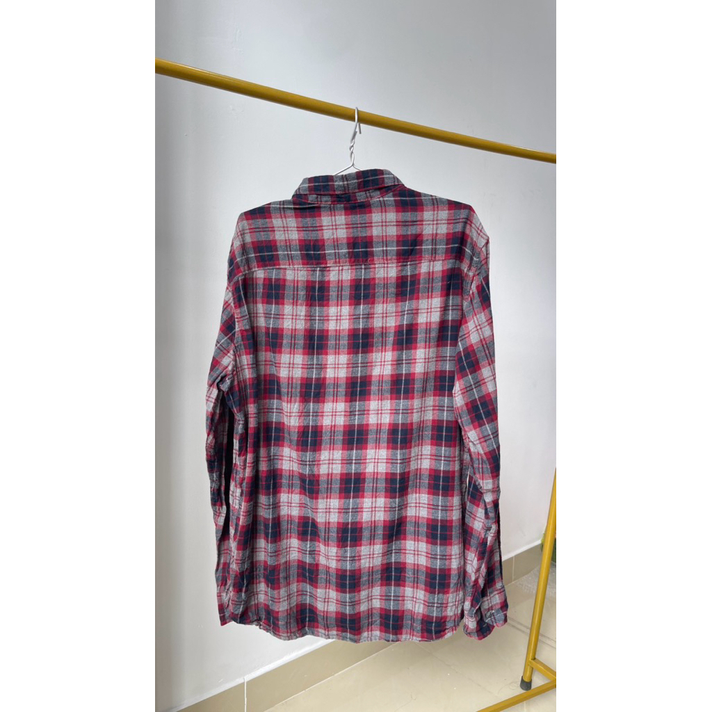 sơ mi flannel USA - L -trên 70kg