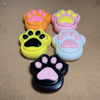 [MÓC KHÓA] CLICKY TAY MÈO NHỰA 3D – NHỎ XINH, CLICK CÁI LÀ GHIỀN