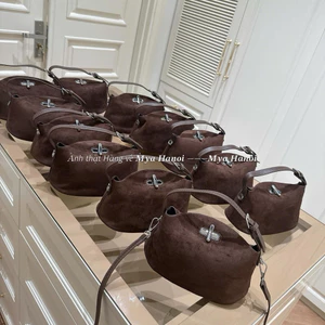 Túi DA LỘN NỮ KHÓA THẬP(+ẢNH THẬT Shop Chụp) Nâu Đậm 𝑴𝒚𝒂 𝑯𝒂𝒏𝒐𝒊