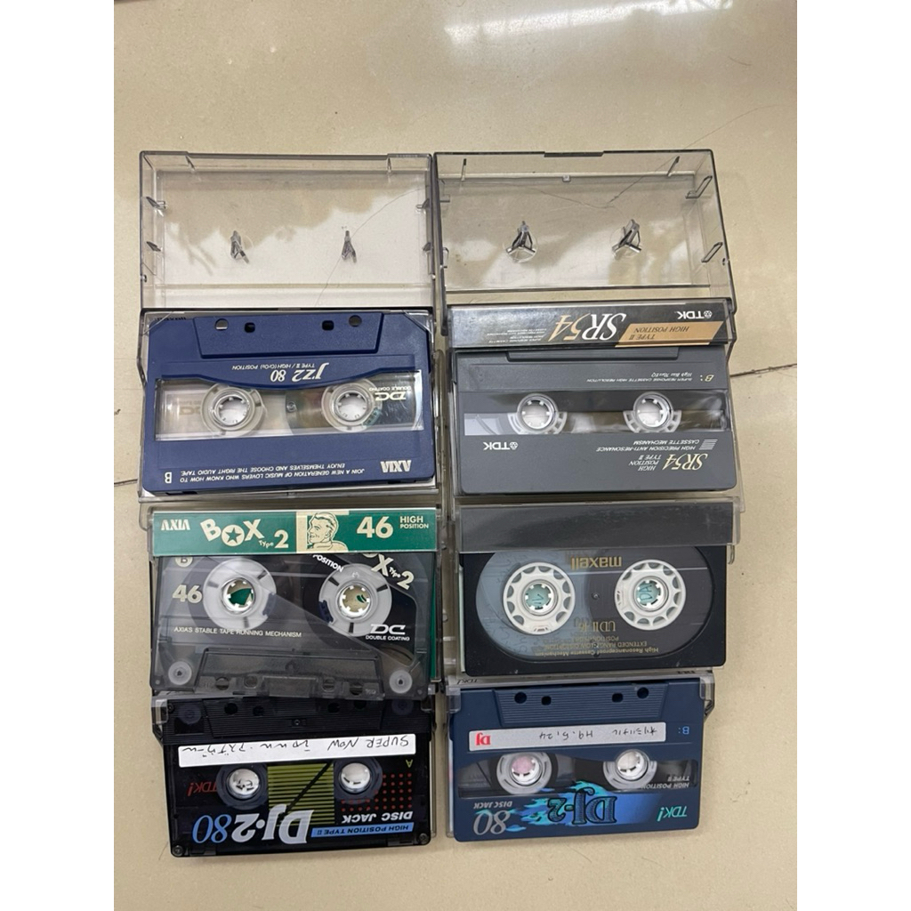 Combo 6 băng Cassette Type II Như Hình