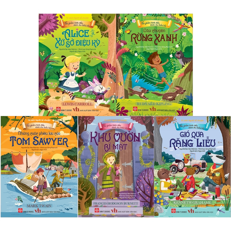 Sách Tác Phẩm Kinh Điển Dành Cho Thiếu Nhi Từ 3 - 9 Tuổi - Bộ Sách Nhiều Chủ Đề (6 Tập) - Nhiều tác giả