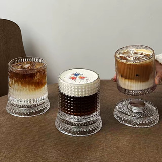 [Ly+Đế Xoay] Ly Thủy Tinh Đế Xoay 280ml, Hoạ Tiết Sang Trọng, Ly Whisky Cocktail Bar Pub Cao Cấp
