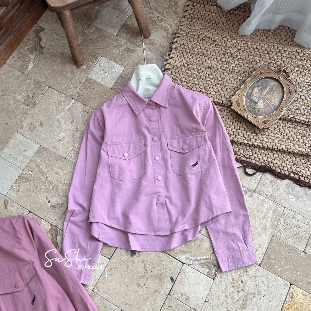 [𝑯𝒂 𝑨𝒏𝒉] Áo Sơ Mi Túi Hộp Tang Chữ túi QCL1