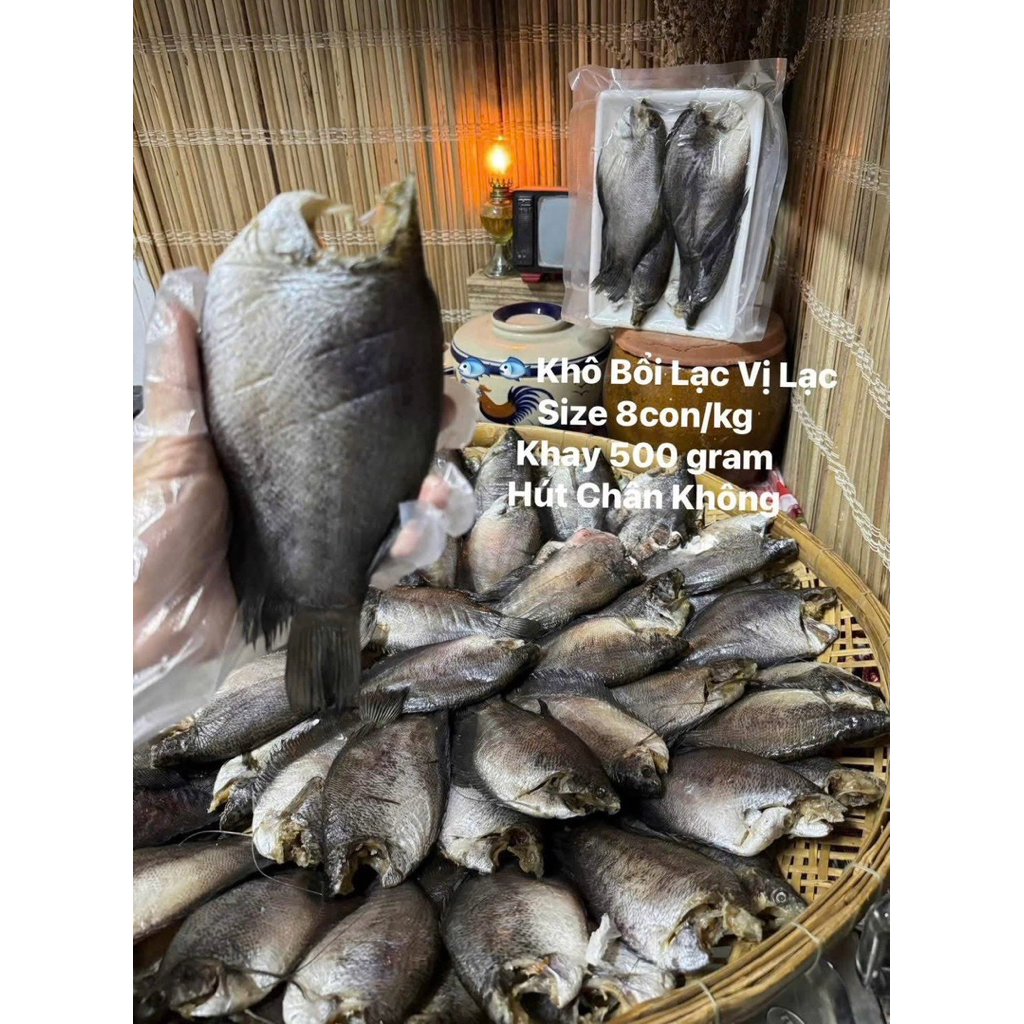🐟Khô Cá Bổi Lạc /Cô Trang Miền Tây ( Túi 500g/ Hút Chân Không (Size 4-5con) Đặc Sản 5 Căn Cà Mau (Không Ngon Hoàn Tiền )