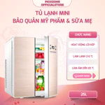 [Bảo Hành 3 năm] Tủ lạnh mini Pitek 25L Vàng - Tủ lạnh mini bảo quản mỹ phẩm, trữ sữa, làm lạnh & giữ ấm - Hàng chính hã — ảnh 1