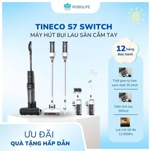 Máy hút bụi lau sàn khô ướt Tineco Floor One Switch S7 Stretch