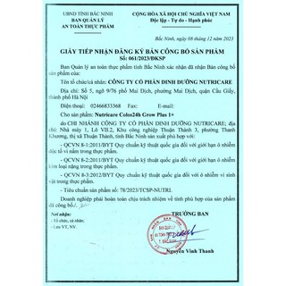 Sữa Bột Nutricare Colos24H Grow Plus Dinh Dưỡng Cao Năng Lượng Giúp Bé Phát Triển Toàn Diện