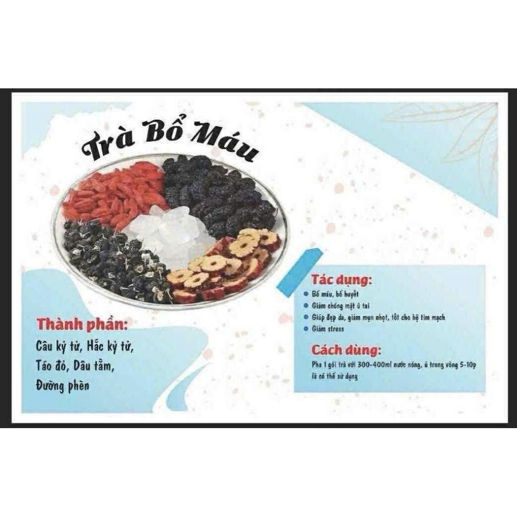 TRÀ BỔ MÁU.30 GÓI