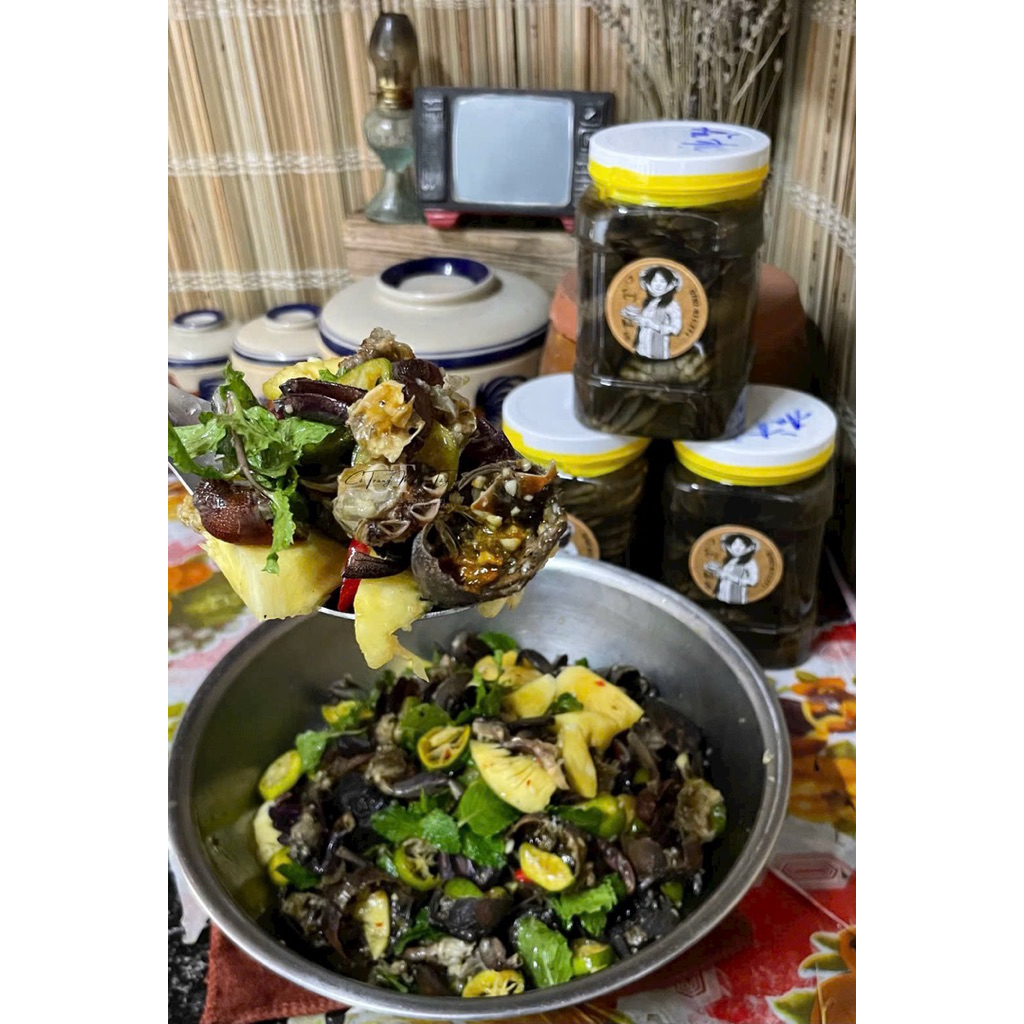 ( Đặc sản Năm Căn Cà Mau ) Ba khía trộn sẵn vùng sông nước Năm Căn Cà Mau -1keo 1kg- Con to chắc thịt