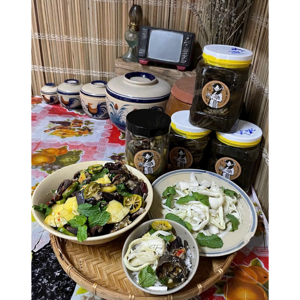 ( Đặc sản Năm Căn Cà Mau ) Ba khía trộn sẵn vùng sông nước Năm Căn Cà Mau -1keo 1kg- Con to chắc thịt