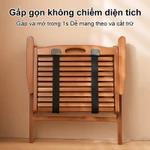 Ghế Gấp Bằng Gỗ Ghế Xếp Gỗ Có Tay Vịn Tiện Lợi Chất Liệu Gỗ Tốt Kết Cấu Ổn Định Nhỏ Gọn Dễ Cất Giữ — ảnh 5