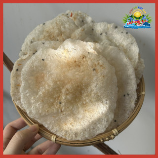20 cái bánh tráng phồng vị mặn cay vừa ăn tẩm tỏi ớt, giao bánh sống, đặc sản quê biển 78
