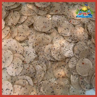 50 cái bánh phồng tẩm vị tỏi ớt cay mặn vừa đủ ăn, giao bánh chưa phồng, đặc sản Phú Yên