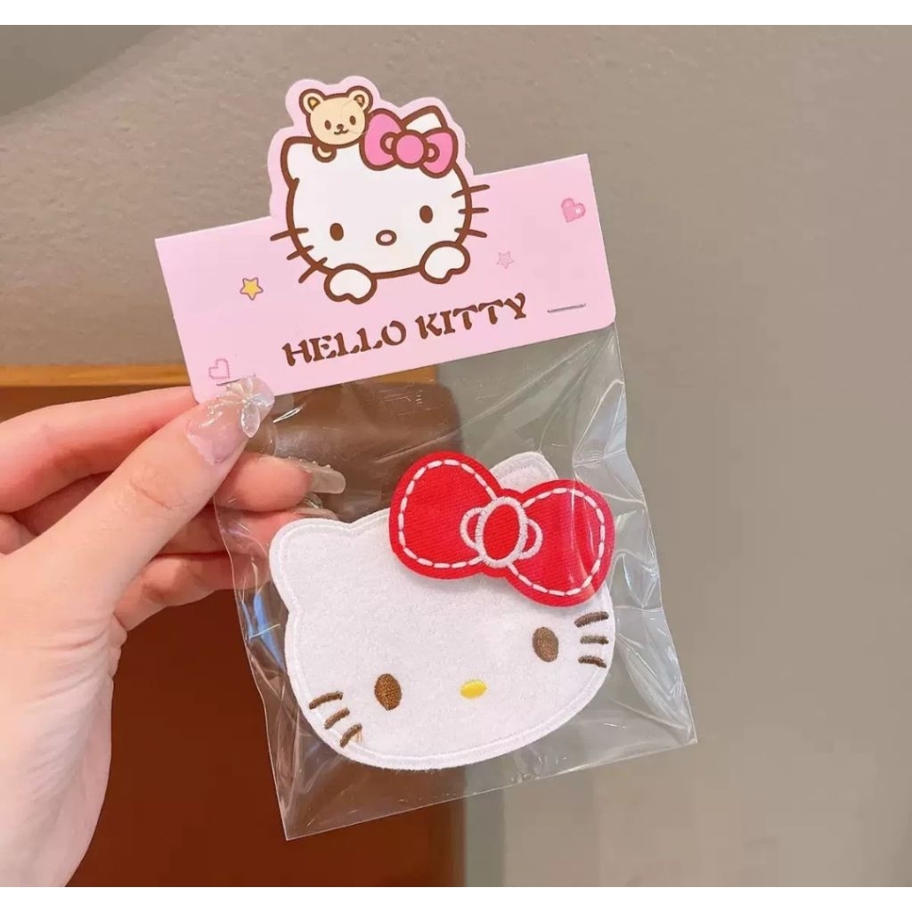 1 miếng dán tóc Kitty + Nơ hottrend QC
